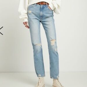 Mother high waisted rider skimp jeans